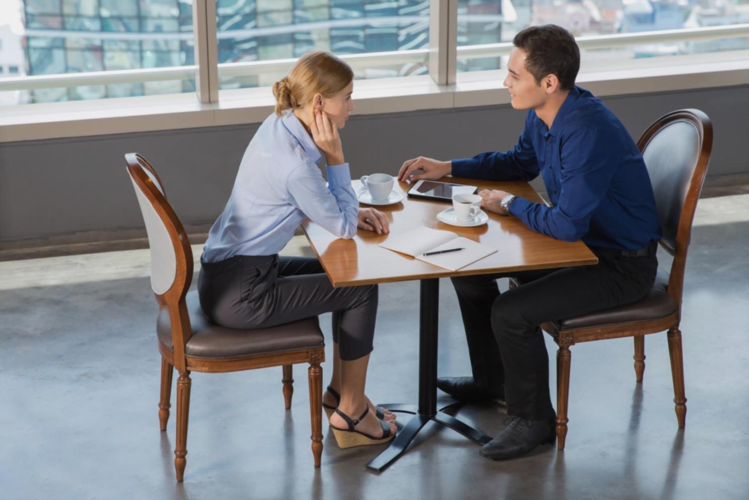 Business owner analyzing financial ratios on computer screen
